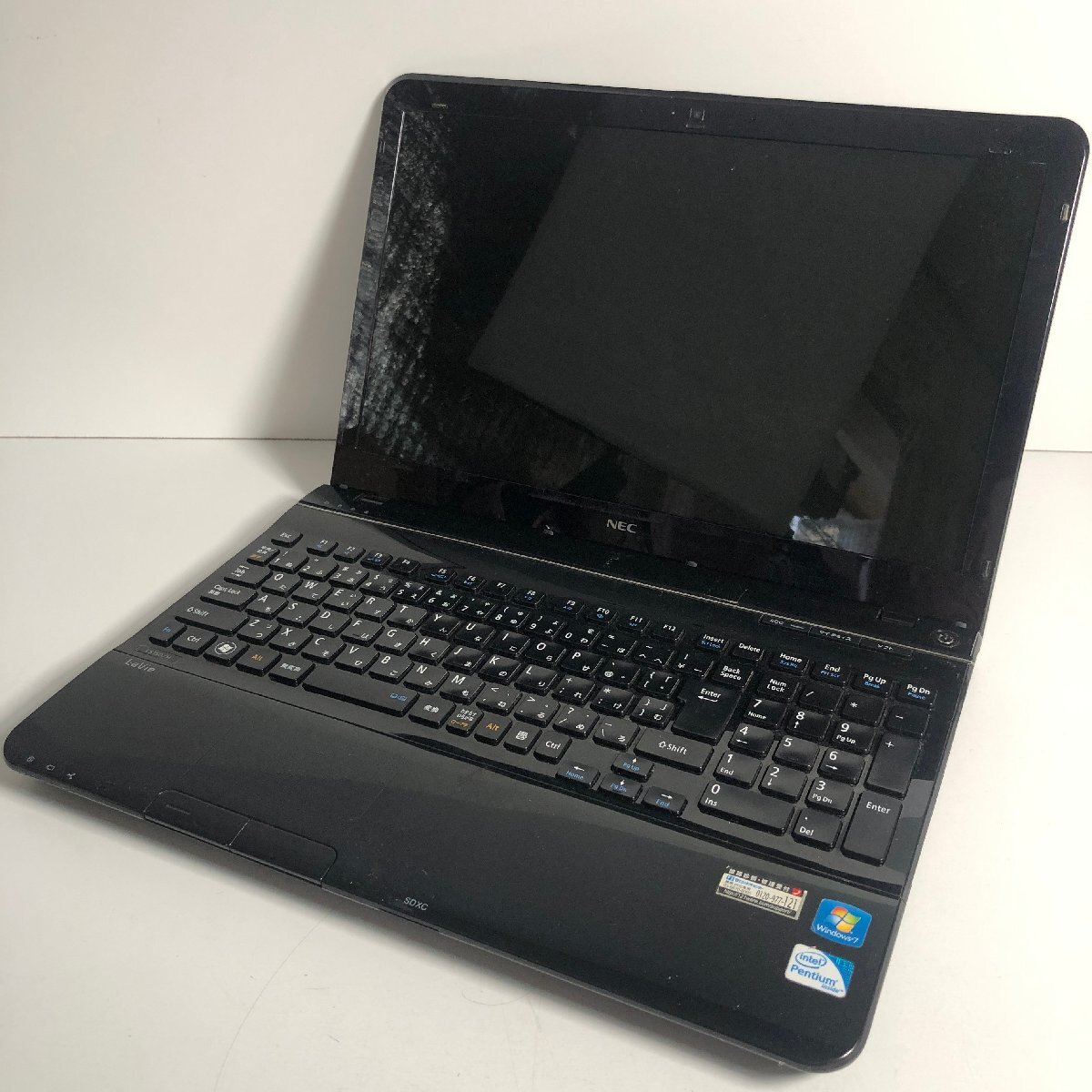 Y8-489 NEC LaVie S LS150/H LS150HS6B メモリ4GB CPU 2.30 Win10 WIFI 動作品 愛知 100サイズ_画像1