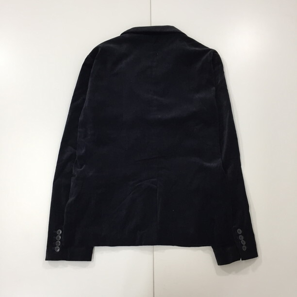 2408F-218 メンズ TAKEO KIKUCHI タケオキクチ ネイビー テーラードジャケットブレザー 3 【送料一律!800円】_画像4