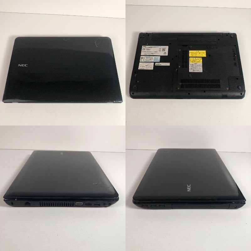 Y8-489 NEC LaVie S LS150/H LS150HS6B メモリ4GB CPU 2.30 Win10 WIFI 動作品 愛知 100サイズ_画像6