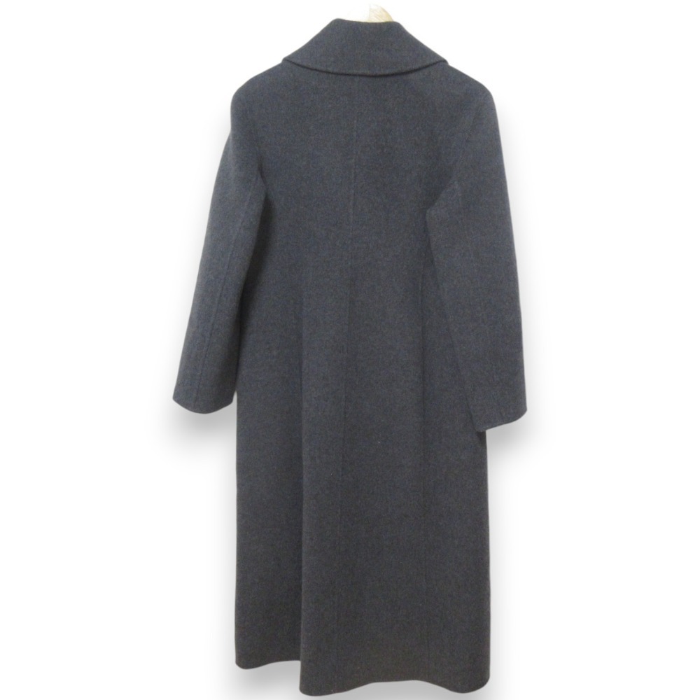 прекрасный товар 23AW Theory теория Pure Wool Sculpted DB Coat шерсть 100% двойной кнопка li балка длинное пальто M угольно-серый 