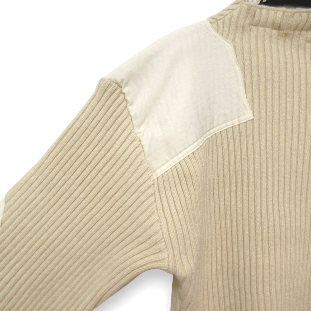 美品 FUMIKA UCHIDA フミカウチダ RIB KNIT PATCHED CROPPED SWEATER クロップド ニット セーター FU-Q-KT006 サイズ36 アイボリー