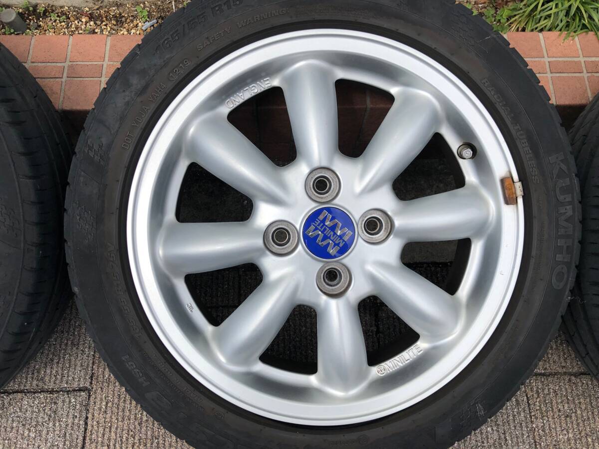 ミニライト ミラジーノ L650S 純正 アルミホイール 4本 セット ミニライト ミラジーノ L650S 純正 アルミホイール 4本 セット