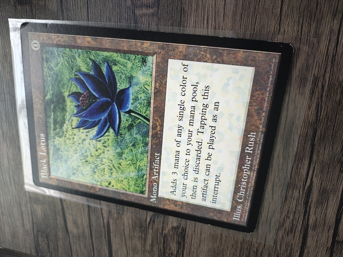 大判カード Black Lotus 6x9 1996 scrye 1枚 MTG magic｜Yahoo