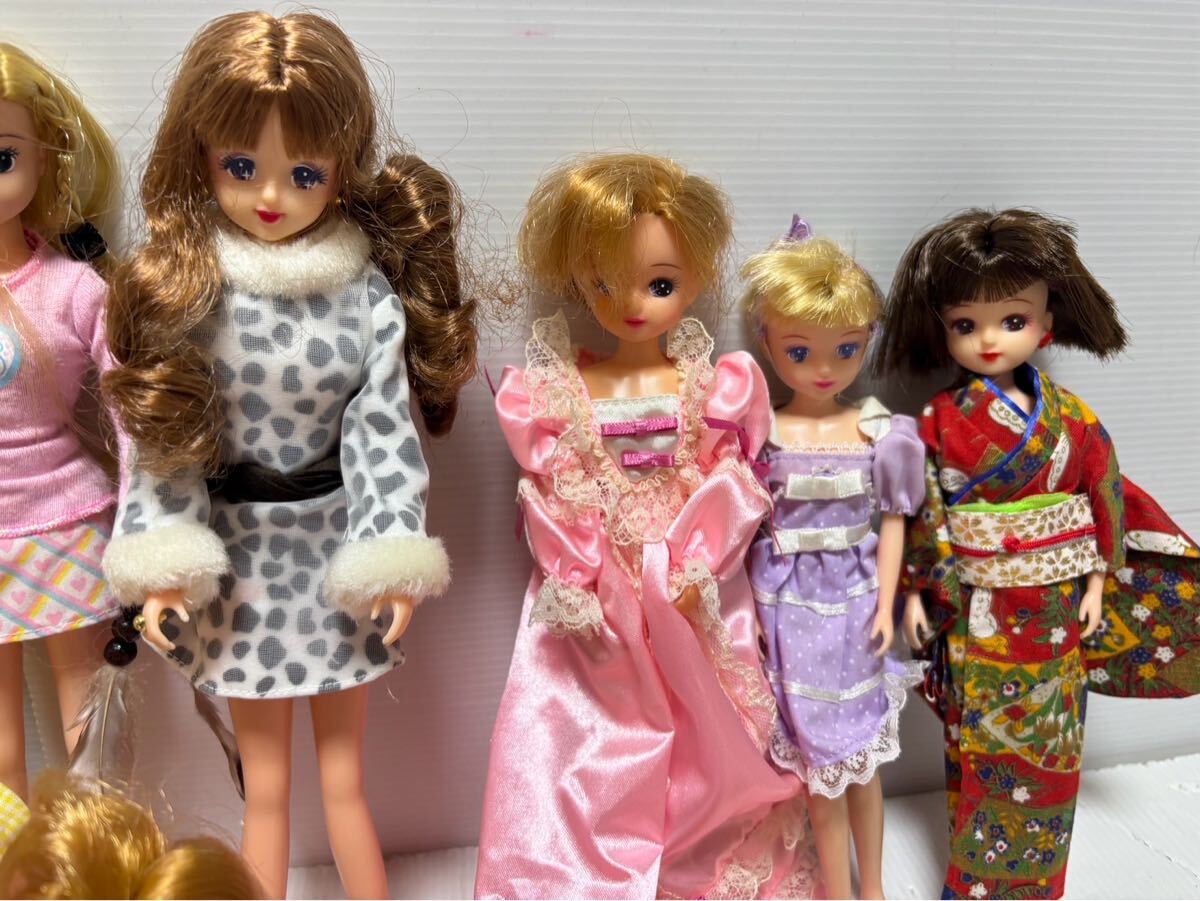 ☆(S) リカちゃん人形 Barbie 他 まとめ 15体 洋服 小物 ドール ☆(S) リカちゃん人形 Barbie 他 まとめ 15体 洋服 小物 ドール