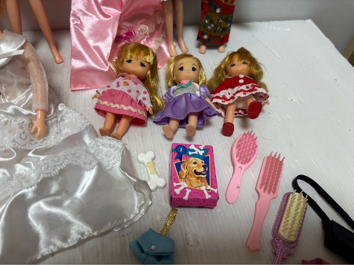 ☆(S) リカちゃん人形 Barbie 他 まとめ 15体 洋服 小物 ドール ☆(S) リカちゃん人形 Barbie 他 まとめ 15体 洋服 小物 ドール