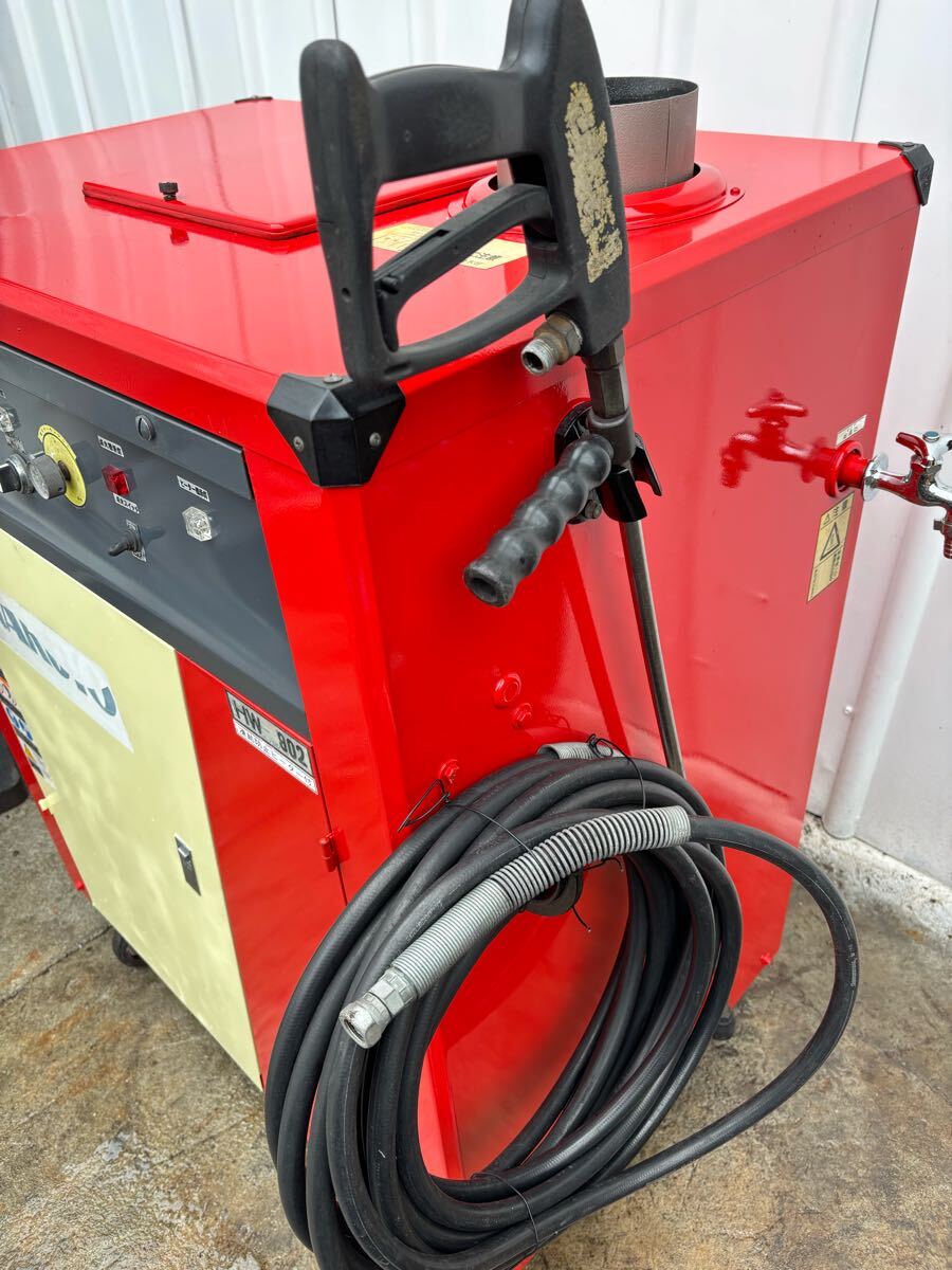 洲本整備機製作所 温水高圧洗浄機 HW-902 三相200V 60hz 燃料 洲本整備機製作所 温水高圧洗浄機 HW-902 三相200V 60hz 燃料