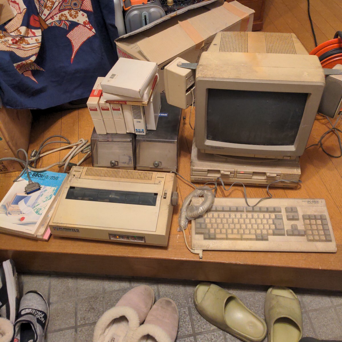 ジャンク NEC PC-8801 ma 2HD / NEC PC-8800 パーソナル ジャンク NEC PC-8801 ma 2HD / NEC PC-8800 パーソナル