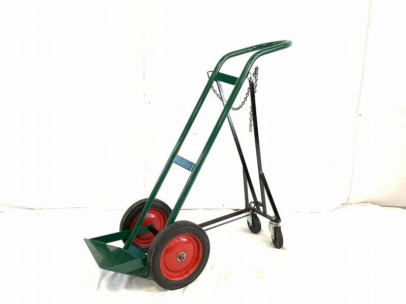 米軍放出品】未使用品 ボンベ運搬台車 ボンベカート キャリー 米軍放出品】未使用品 ボンベ運搬台車 ボンベカート キャリー