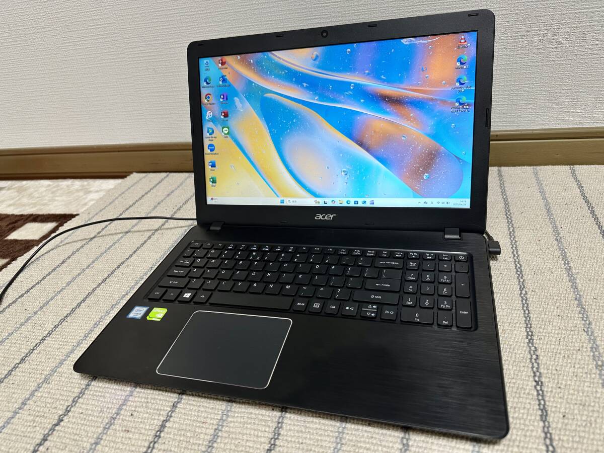 ★美品 ゲーミングPC★ Win11 Office2024 i5 7200U GeForce 940MX 8GB 新品SSD512GB DVD USB3.0 USB-C BT テンキー Webカメラ フルHD 15インチ~