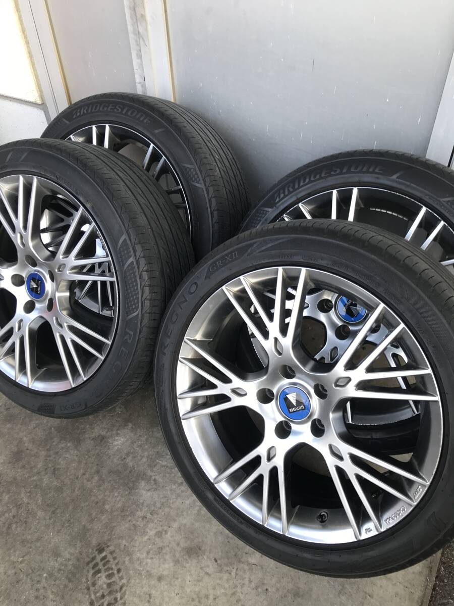 18インチ モデリスタホイール 225/45R18 中古タイヤホイール4本 18インチ モデリスタホイール 225/45R18 中古タイヤホイール4本