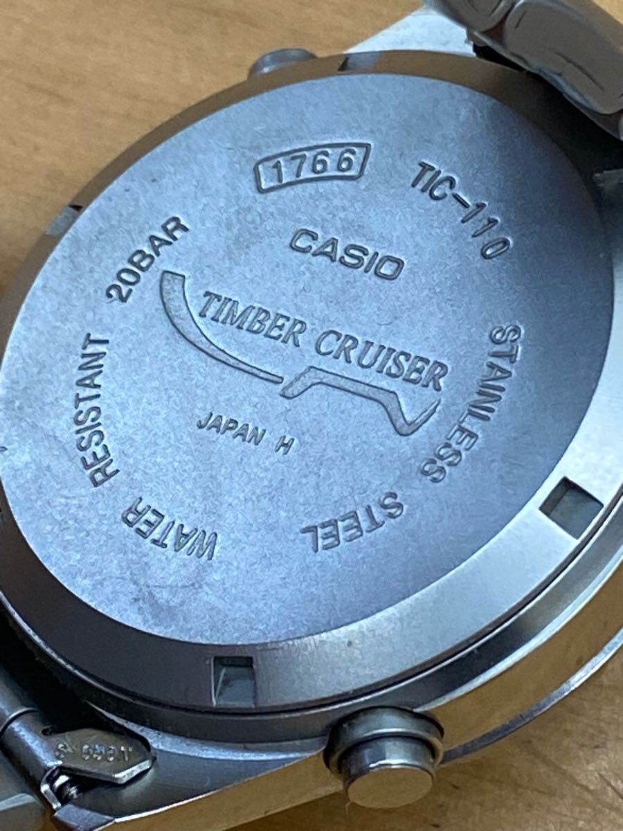 c135】美品 稼働 カシオ データバンク TIC-110 TIMBER CRUISER c135】美品 稼働 カシオ データバンク TIC-110 TIMBER CRUISER