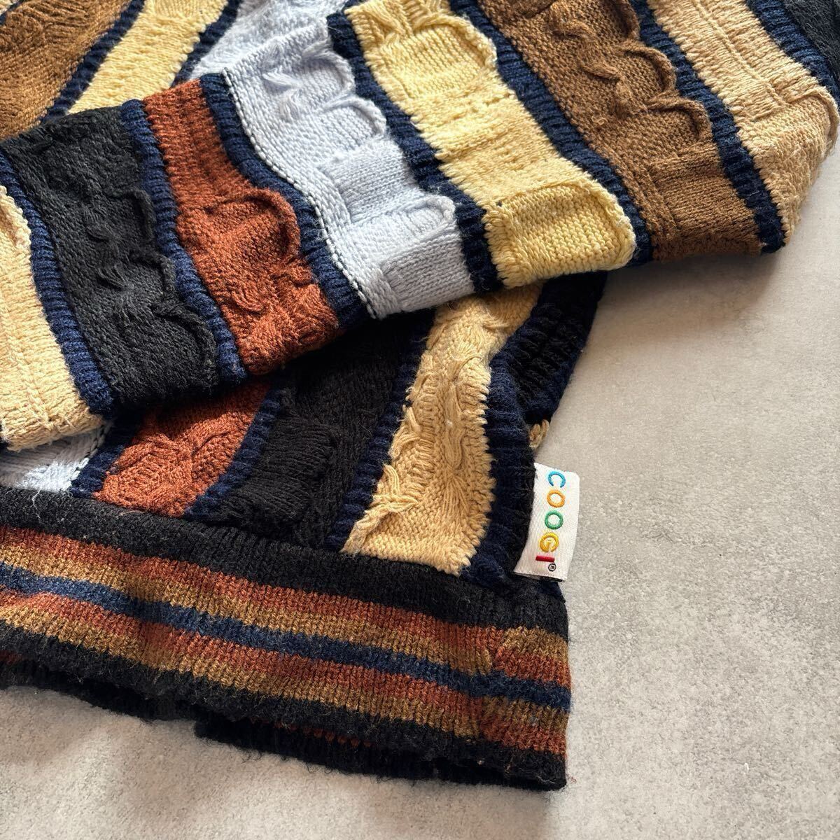 90s〜 COOGI クージー 3Dニット ヒップホップ スケーター 古着 90s〜 COOGI クージー 3Dニット ヒップホップ スケーター 古着