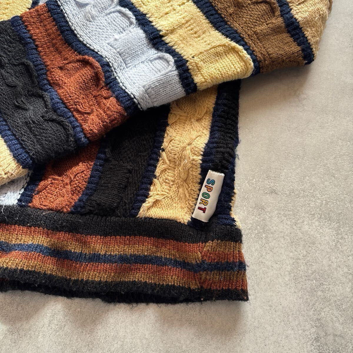 90s〜 COOGI クージー 3Dニット ヒップホップ スケーター 古着 90s〜 COOGI クージー 3Dニット ヒップホップ スケーター 古着