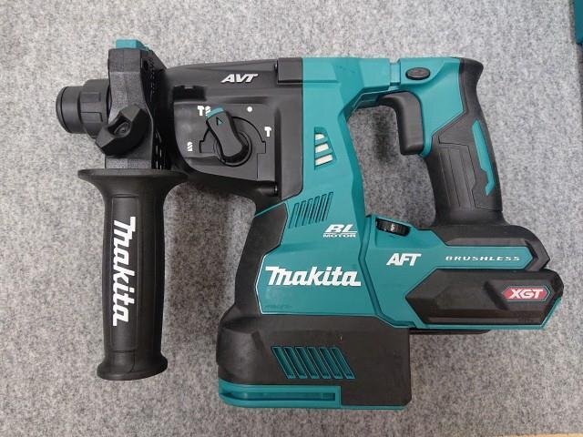 ☆極上美品　HR001GRDXV　マキタ　28ｍｍハンマドリル　40Vmax　2個付き　未使用級集塵機付き　XGT　ブルー　動作品 マキタ 28mm充電式ハンマドリル HR001GRDXV 集じんシステム付