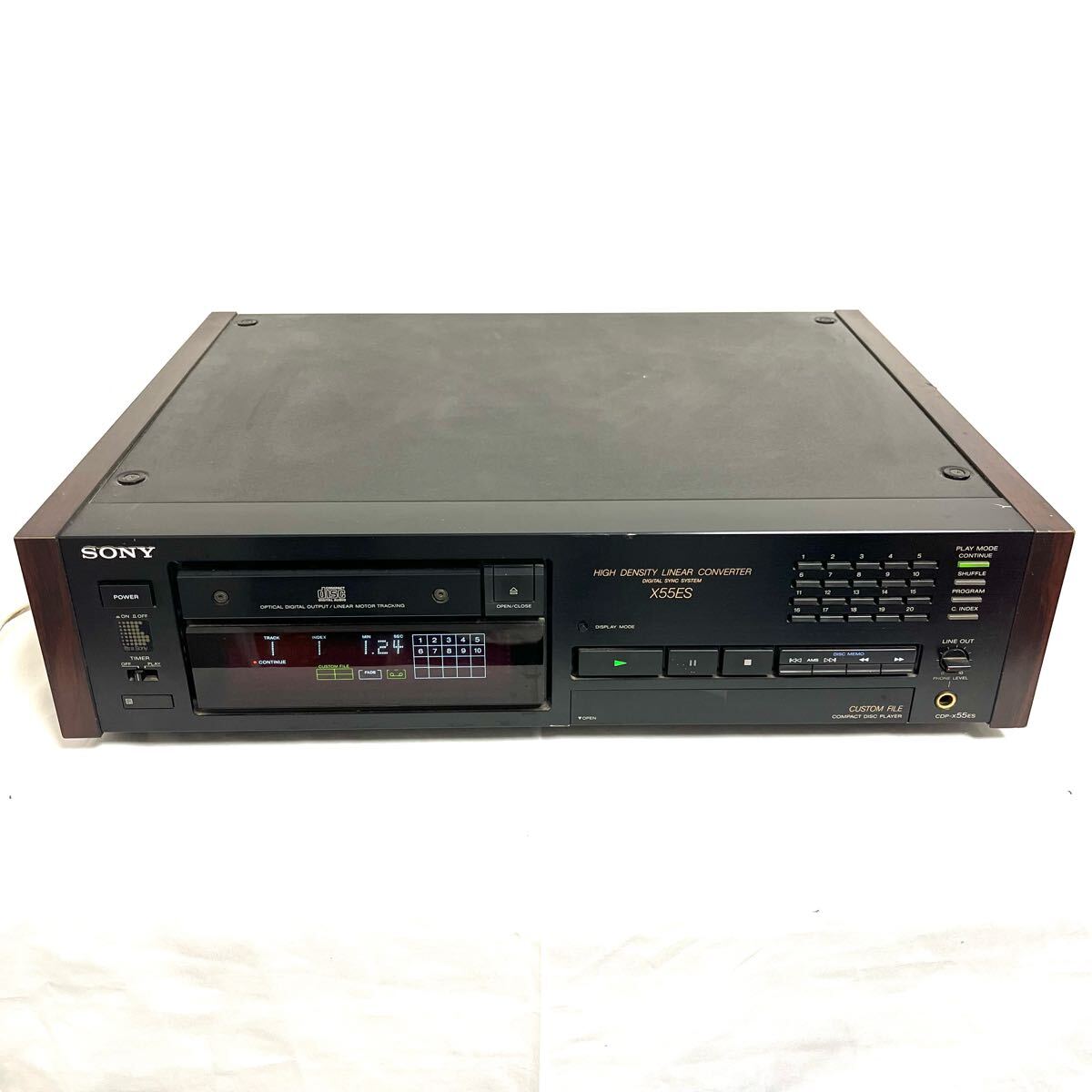 [CD воспроизведение проверка ]SONY Sony CDP-X55ES CD плеер 