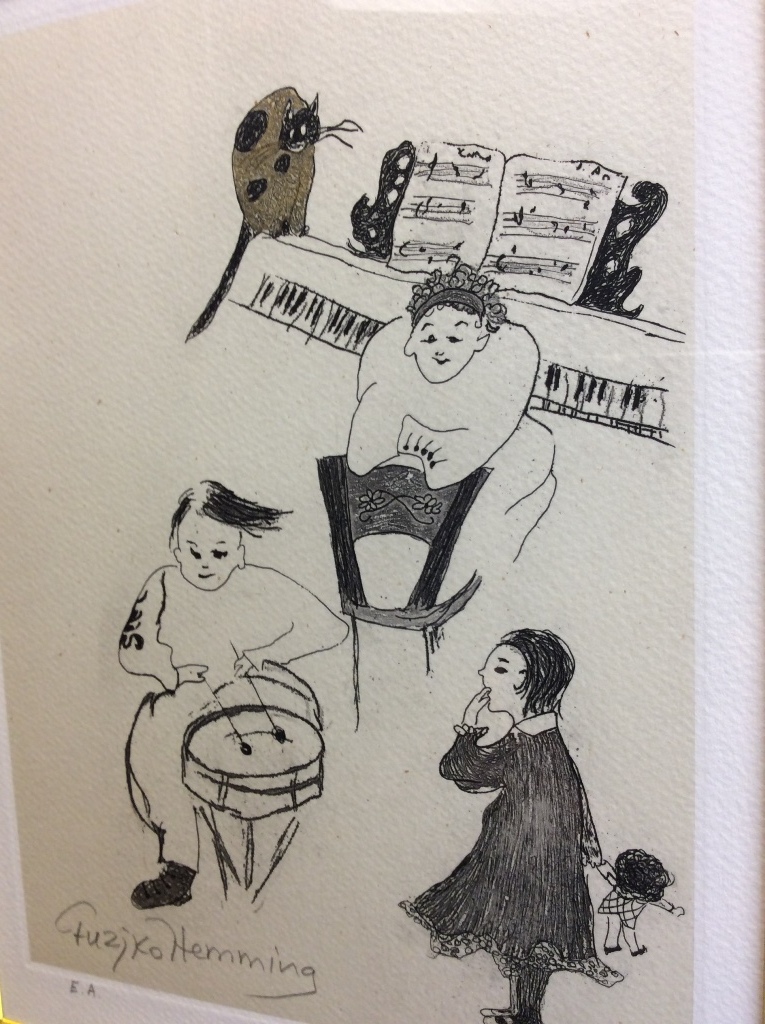 美品【真作保証】フジ子・ヘミング 「夜のおけいこ」直筆サイン 美品【真作保証】フジ子・ヘミング 「夜のおけいこ」直筆サイン