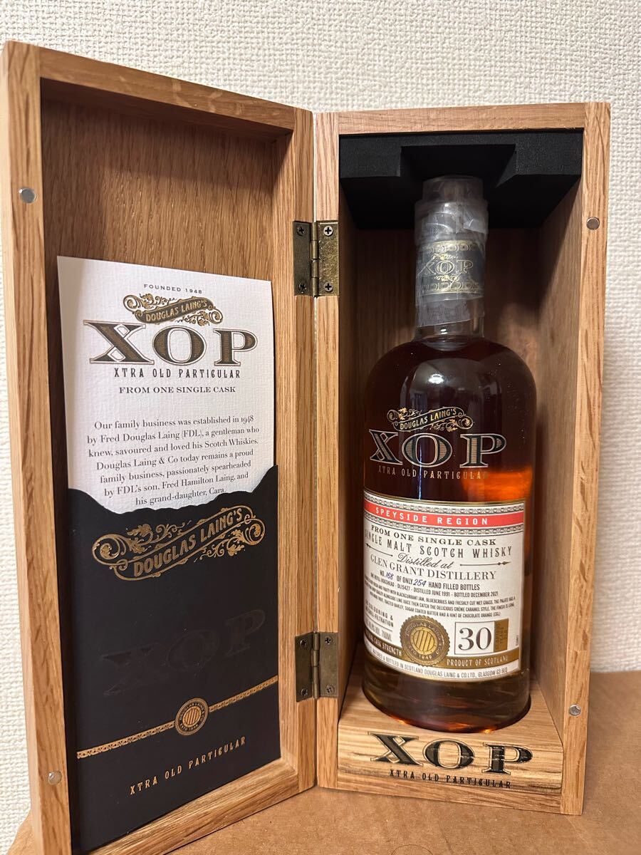 グレングラント 1991 30年　エクストラ オールド パティキュラー(XOP) ダグラスレイン 46.9度 700ml 木箱付き 未開封 送料込