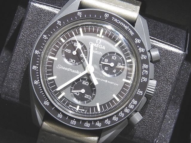 美品 OMEGA × swatch ムーンウォッチ クォーツ 時計 ミッション 美品 OMEGA × swatch ムーンウォッチ クォーツ 時計 ミッション