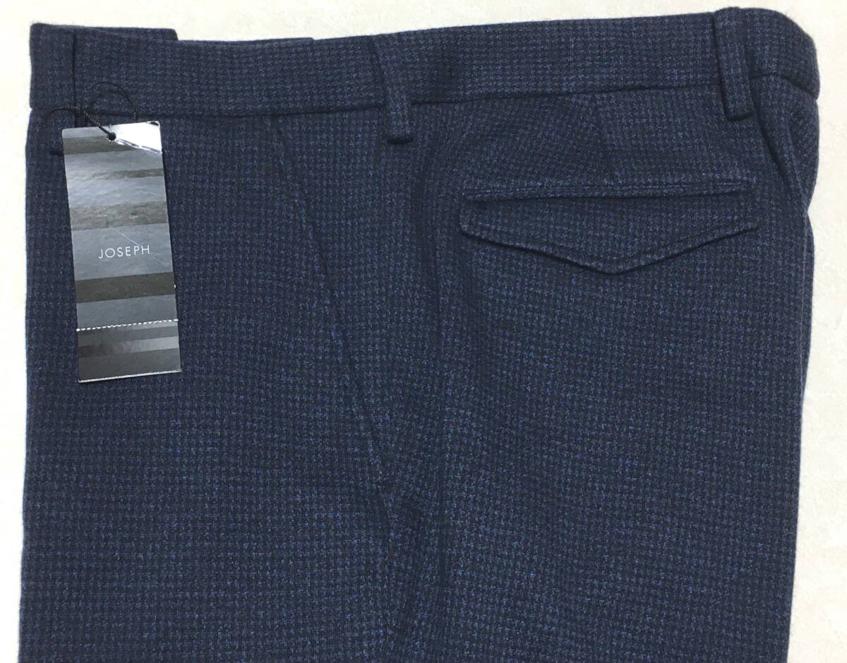 JOSEPH　コットンウールパンツ　ノータック　82（48）　オンワード　定価20.900円_画像3