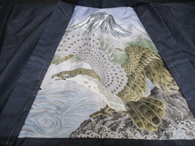中古 正絹 カッコいい 大島紬 結城紬 羽織 リメイク 額裏 肩裏 中古 正絹 カッコいい 大島紬 結城紬 羽織 リメイク 額裏 肩裏