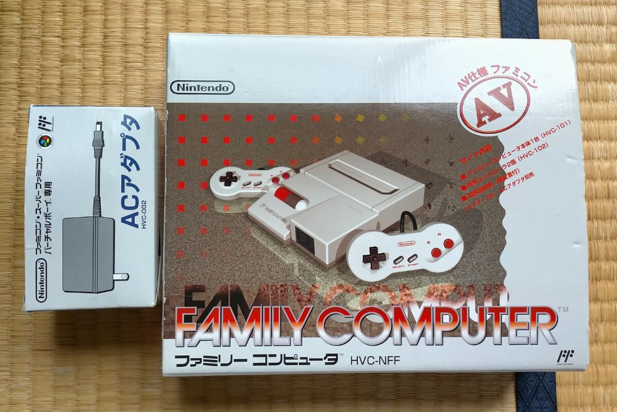 本体 ファミコン ACアダプタ セット 箱 説明書付き AV仕様