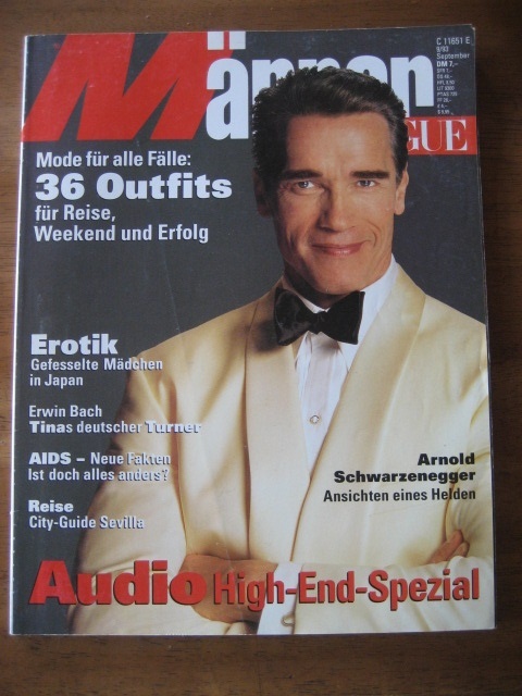 洋雑誌 Mnner VOGUE (マナー(メンズ)・ヴォーグ) ドイツ版 1993 SEPTEMBER(1993年9月)_画像1
