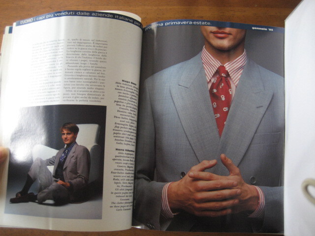 洋雑誌 L'UOMO VOGUE (ルオモ・ヴォーグ) イタリア版 1993 gennaio 236(1993年1月236号)_画像3
