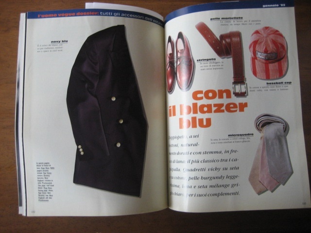 洋雑誌 L'UOMO VOGUE (ルオモ・ヴォーグ) イタリア版 1993 gennaio 236(1993年1月236号)_画像4