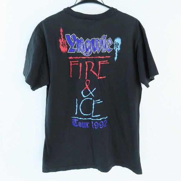92年 YNGWIE MALMSTEEN FIRE&ICE Tシャツ 92年 YNGWIE MALMSTEEN FIRE&ICE Tシャツ