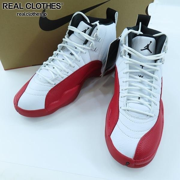 未使用】NIKE/ナイキ AIR JORDAN 12 RETRO CHERRY エア 未使用】NIKE/ナイキ AIR JORDAN 12 RETRO CHERRY エア