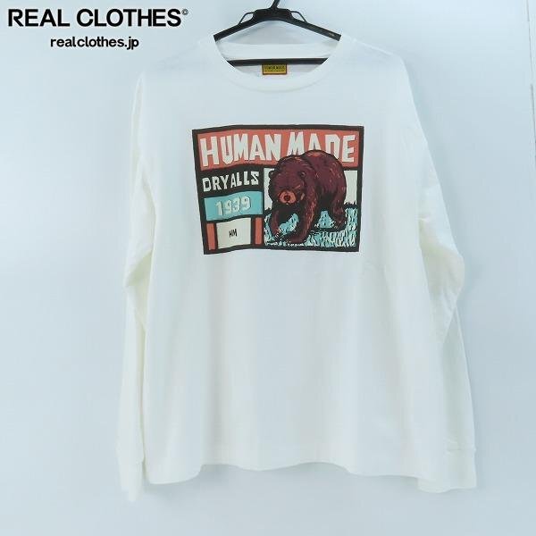 ☆HUMAN MADE/ヒューマンメイド GRAPHIC L/S T-SHIRT/熊プリント ☆HUMAN MADE/ヒューマンメイド GRAPHIC L/S T-SHIRT/熊プリント