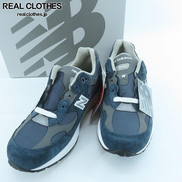 未使用】NEW BALANCE/ニューバランス 992 ネイビー ローカット 未使用】NEW BALANCE/ニューバランス 992 ネイビー ローカット