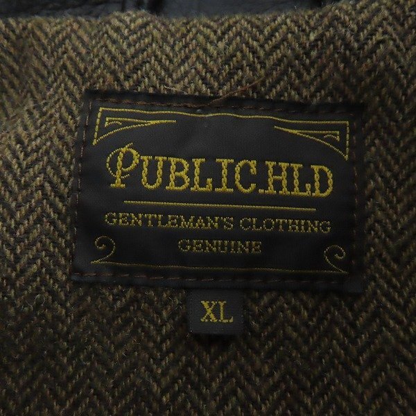 ☆PUBLIC.HLD/パブリックホリデー レザーカーコート ジャケット ☆PUBLIC.HLD/パブリックホリデー レザーカーコート ジャケット