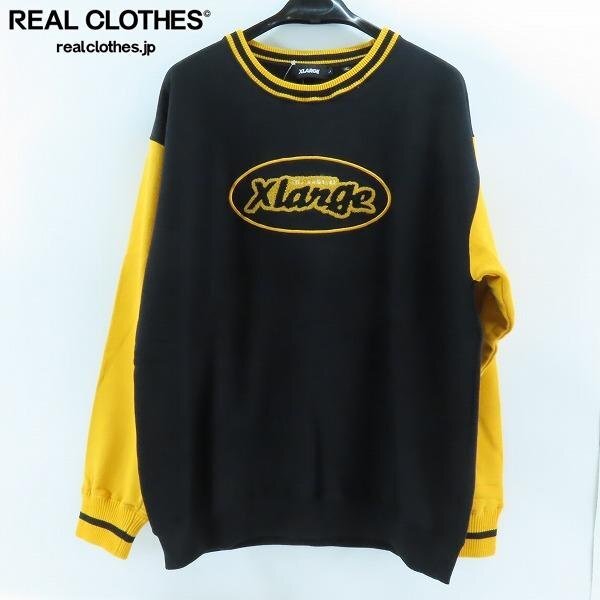 ☆【未使用】XLARGE/エクストララージ RETRO CREW NECK SWEAT ☆【未使用】XLARGE/エクストララージ RETRO CREW NECK SWEAT