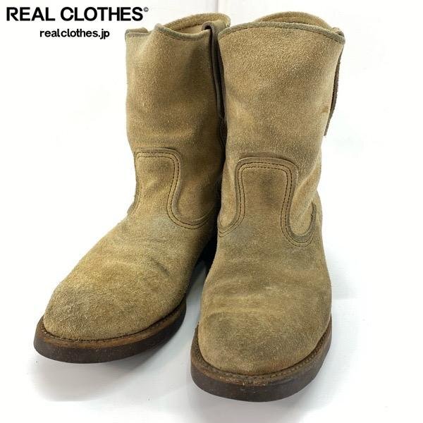 ジャンク】RED WING/レッドウィング 廃盤 90S 羽タグ スエード ジャンク】RED WING/レッドウィング 廃盤 90S 羽タグ スエード