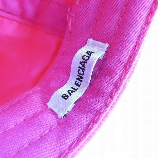 BALENCIAGA/バレンシアガ ロゴ刺繍ベースボールキャップ L/58 BALENCIAGA/バレンシアガ ロゴ刺繍ベースボールキャップ L/58