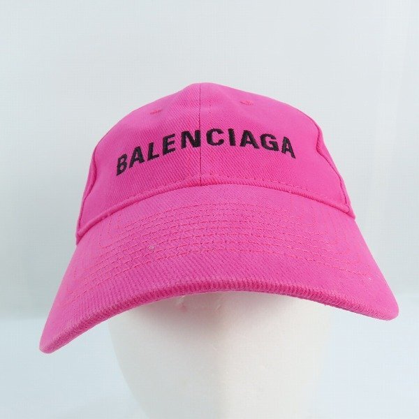 BALENCIAGA/バレンシアガ ロゴ刺繍ベースボールキャップ L/58 BALENCIAGA/バレンシアガ ロゴ刺繍ベースボールキャップ L/58
