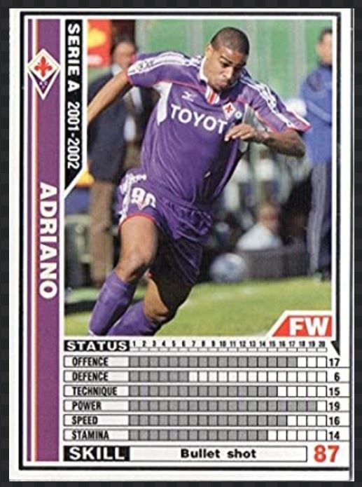 WCCF　2001-2002 白 アドリアーノ A07/32