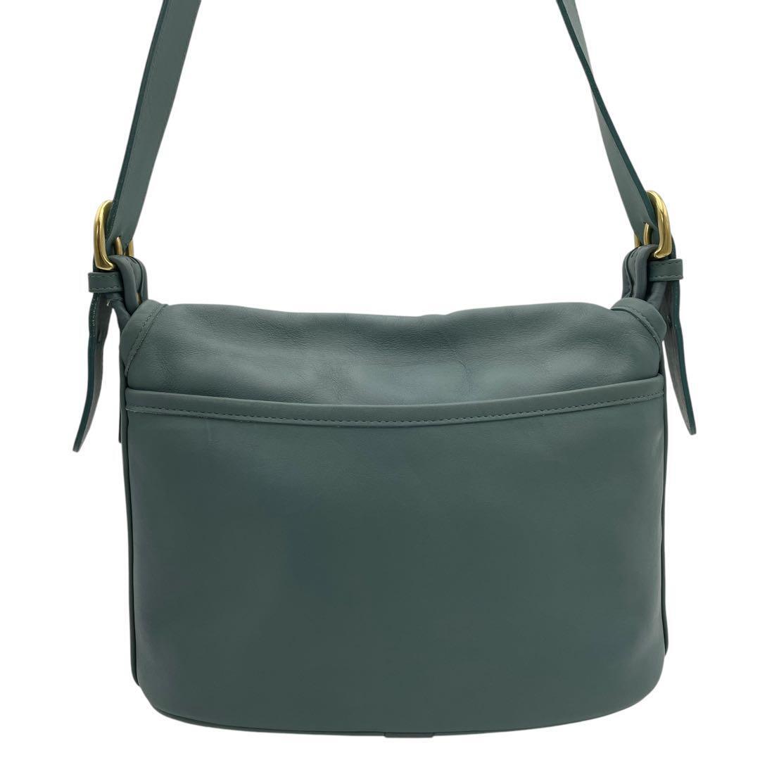 希少色 COACH オールドコーチ ショルダーバッグ USA製 グリーン 希少色 COACH オールドコーチ ショルダーバッグ USA製 グリーン