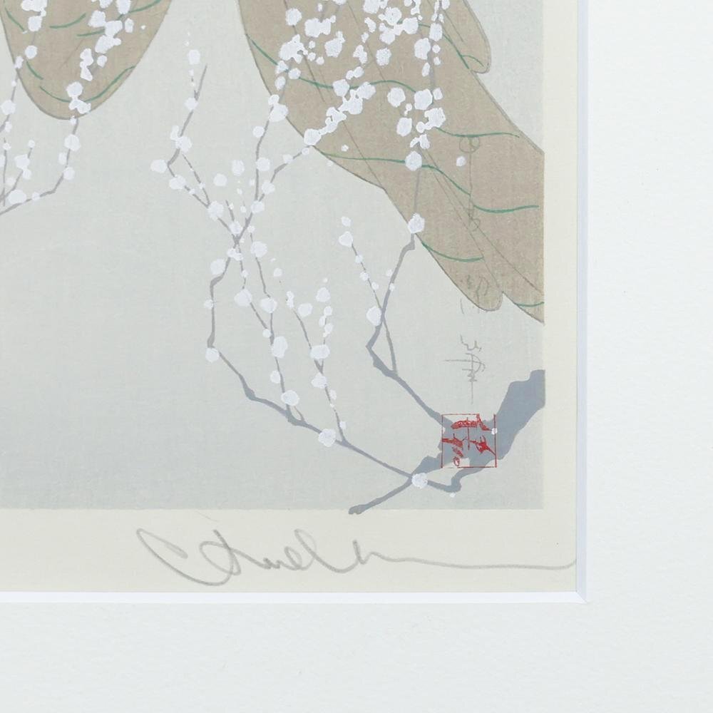 真作】【WISH】中島潔「夢もよう」木版画 6号大 直筆サイン 真作】【WISH】中島潔「夢もよう」木版画 6号大 直筆サイン