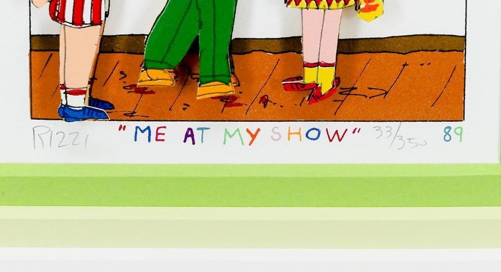 真作】【WISH】ジェームス・リジィ James Rizzi「ME AT MY SHOW 真作】【WISH】ジェームス・リジィ James Rizzi「ME AT MY SHOW