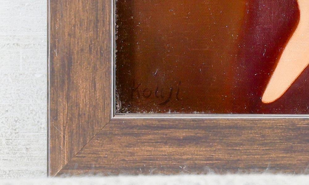 真作】【WISH】北浩二 油彩 SM リアリズム写実絵画 真作】【WISH】北浩二 油彩 SM リアリズム写実絵画