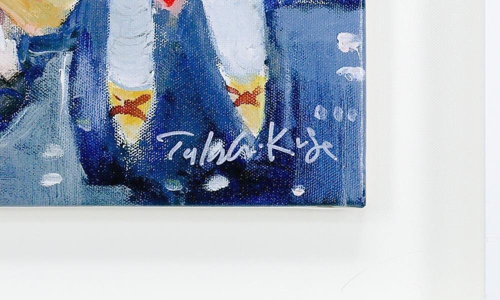 真作】【WISH】久下貴史「猫セレブと街」ジクレー 約6号 直筆 真作】【WISH】久下貴史「猫セレブと街」ジクレー 約6号 直筆