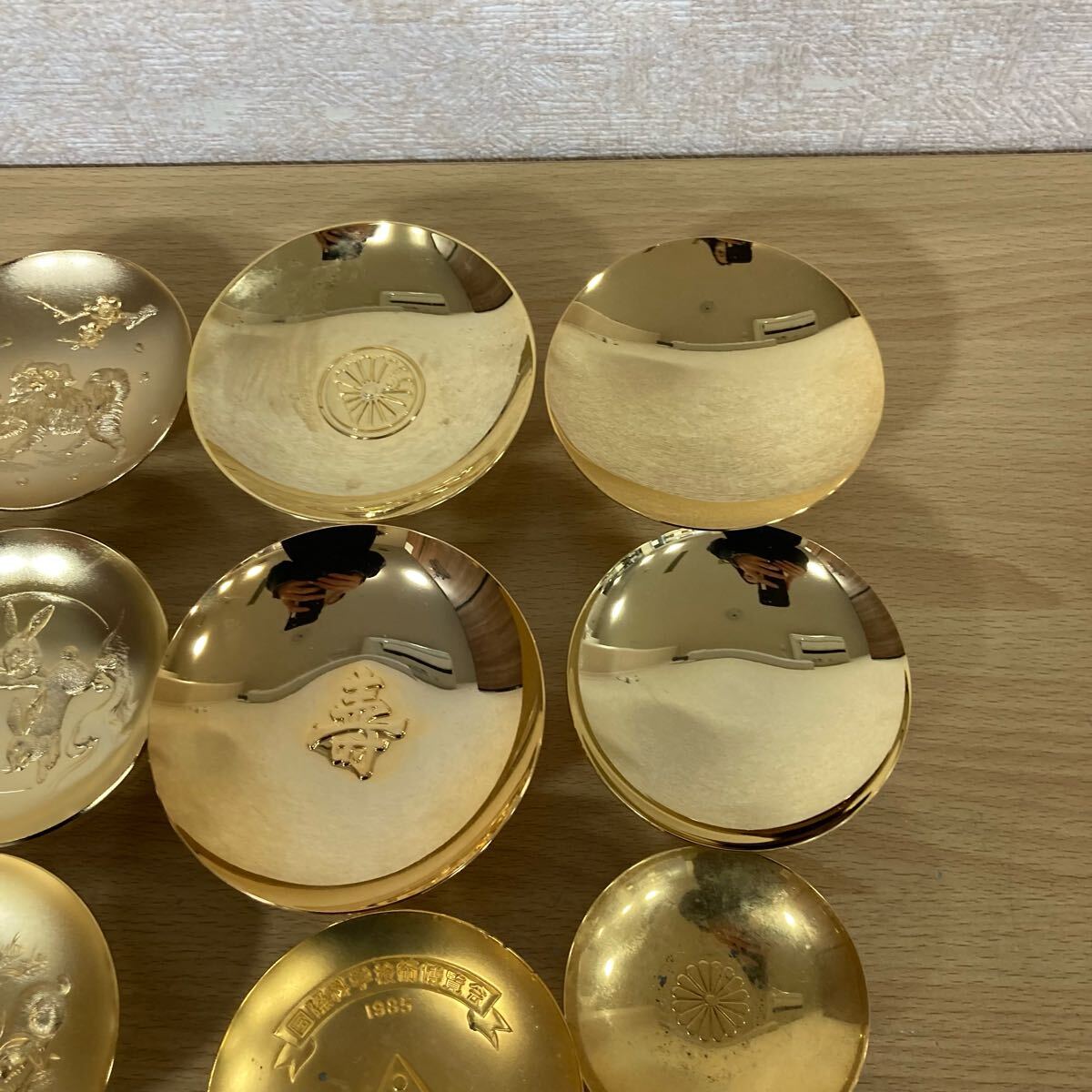 金杯 盃 杯 24KGP 銀杯 SILVER F メッキ 干支 記念品 縁起物 金杯 盃 杯 24KGP 銀杯 SILVER F メッキ 干支 記念品 縁起物