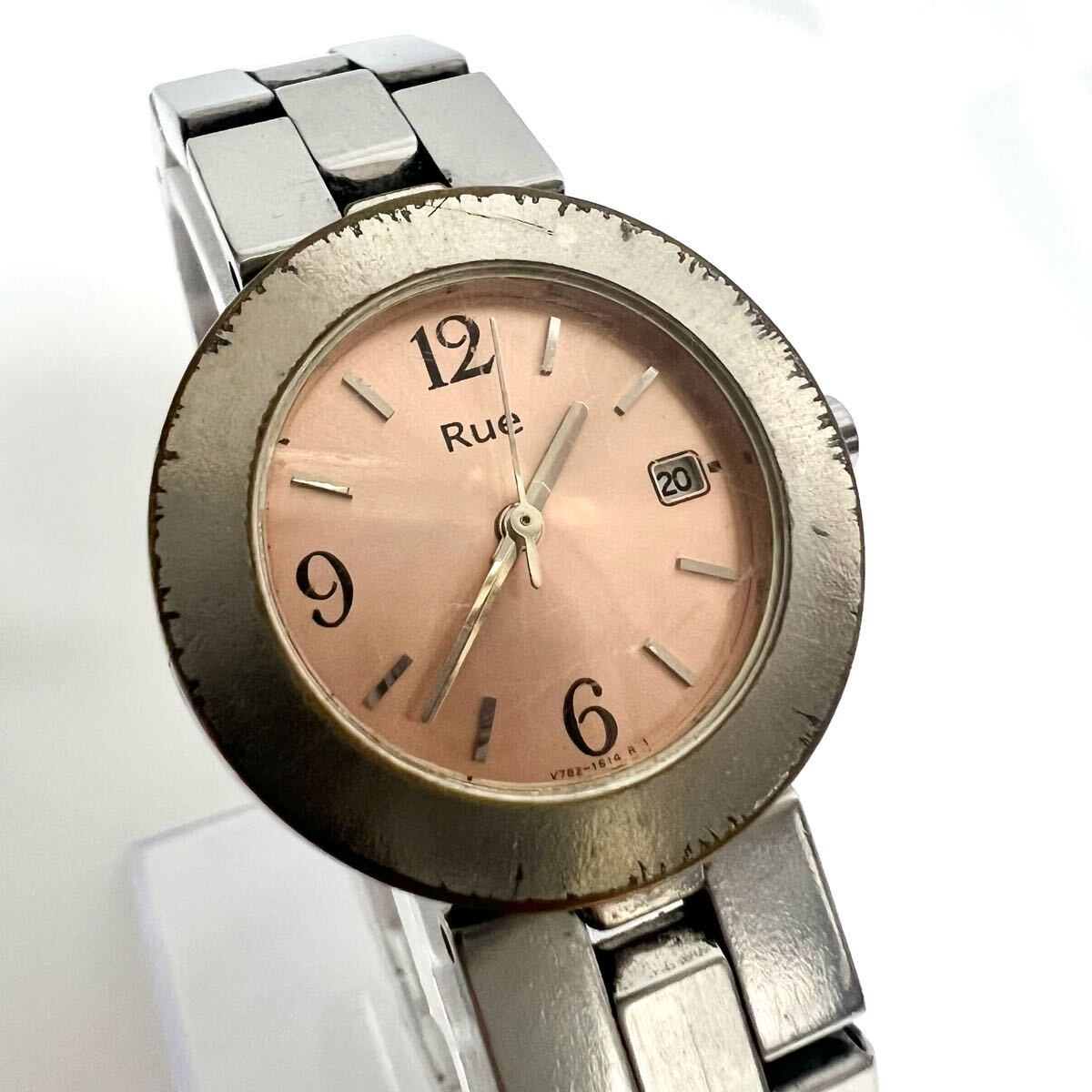 ALBA RUE V782-0830 SEIKO セイコー クォーツ 腕時計 ウォッチ 3針 レディース 現(xiàn)狀品 不動