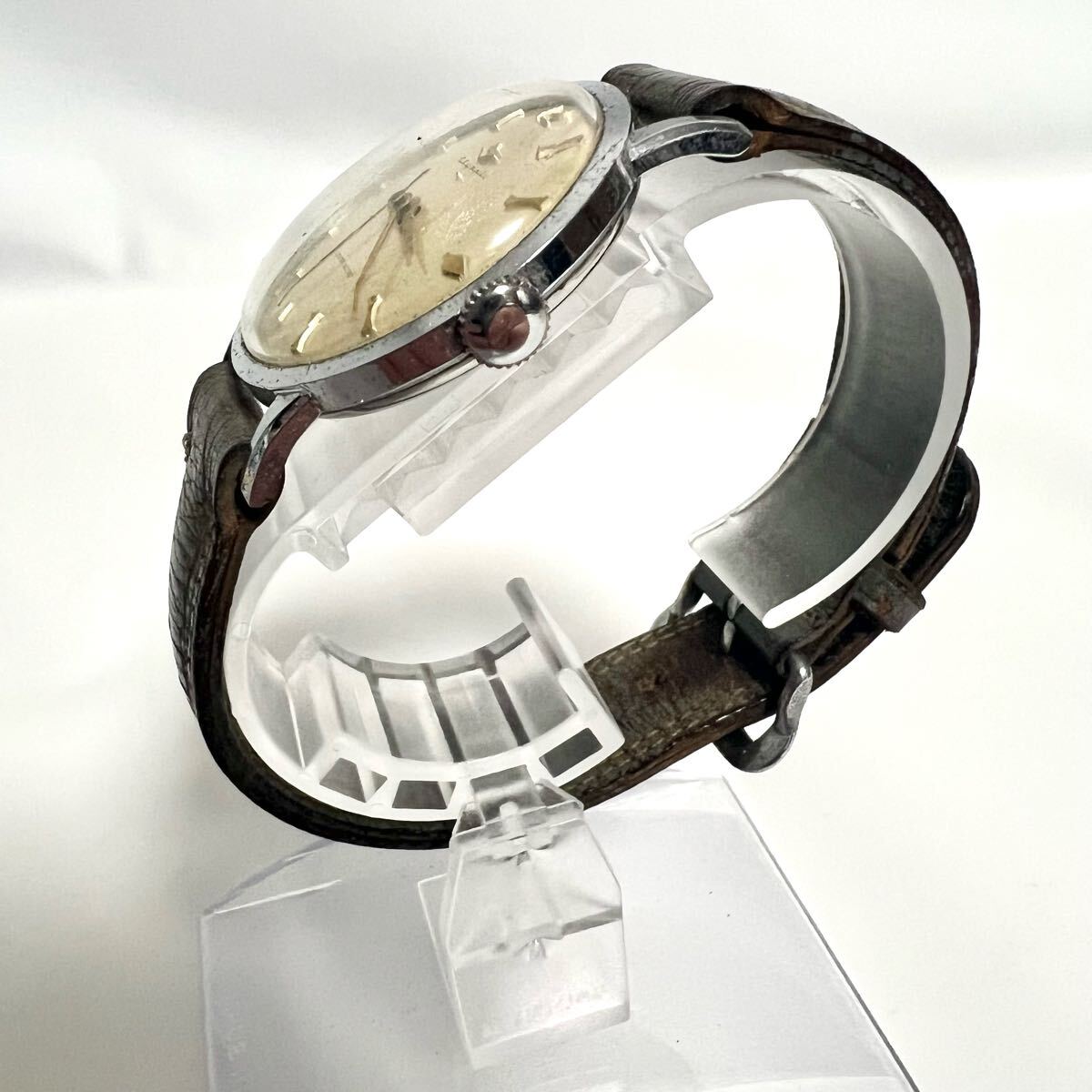 Olympia オリンピア 腕時計 CENTER SECOND SS 3針 ヴィンテージ 動作未確認 現(xiàn)狀品 