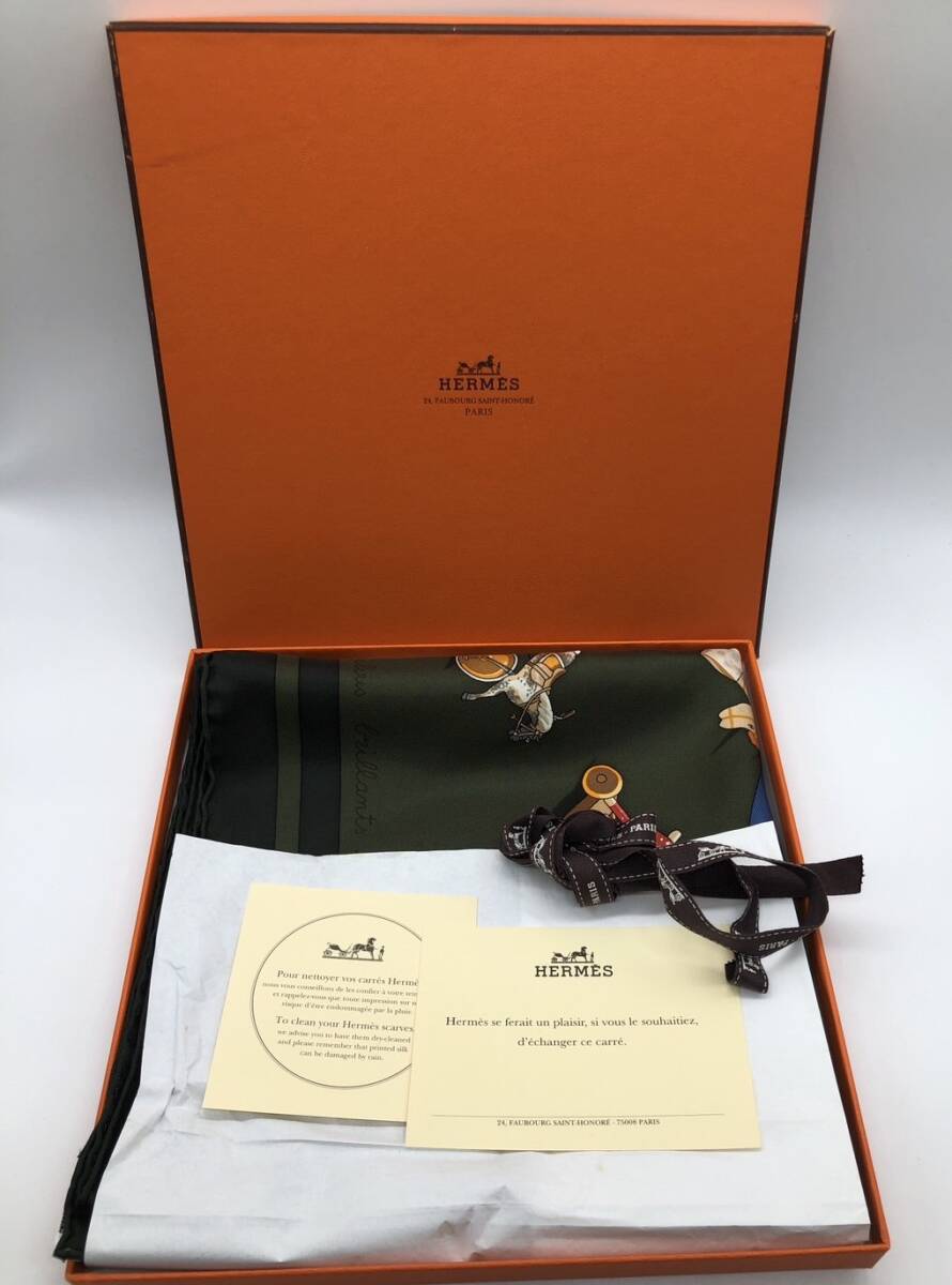 22805】未使用品 エルメス HERMES ヴィンテージ スカーフ カレ 22805】未使用品 エルメス HERMES ヴィンテージ スカーフ カレ