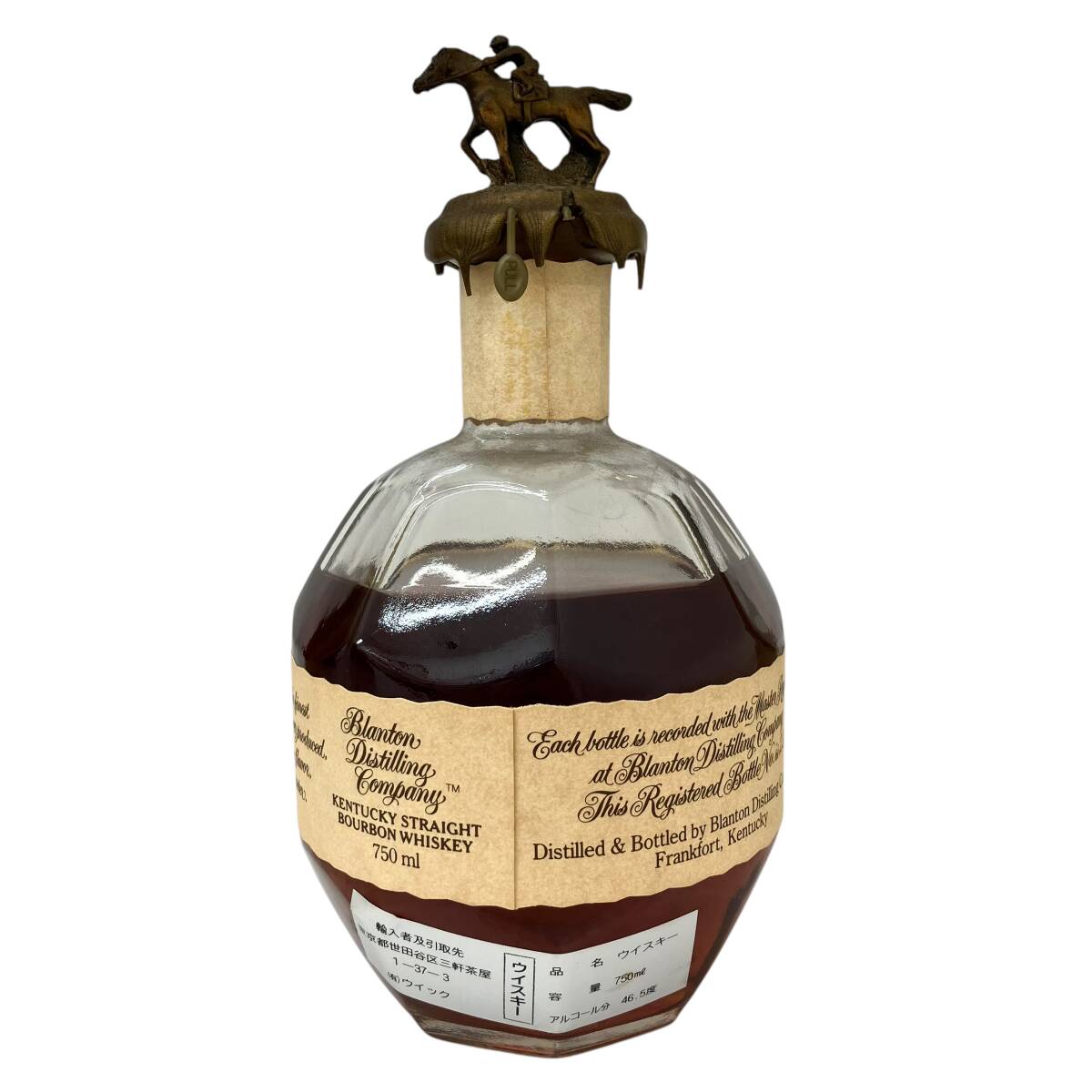 未開栓】Blanton 1989年 Single Barrel バーボン ウイスキー 未開栓】Blanton 1989年 Single Barrel バーボン ウイスキー
