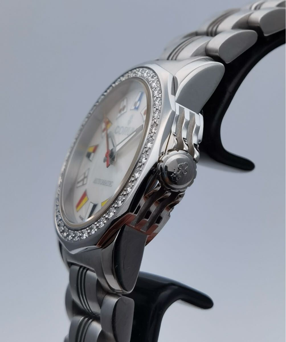 中古 コルム CORUM アドミラリズカップ 145.440.47 ダイヤベゼル 中古 コルム CORUM アドミラリズカップ 145.440.47 ダイヤベゼル