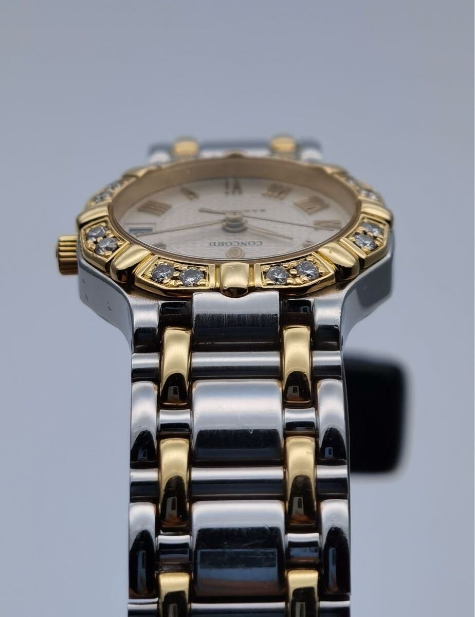 中古 コンコルド CONCORD サラトガ 15.73.287 YG×SS ダイヤ